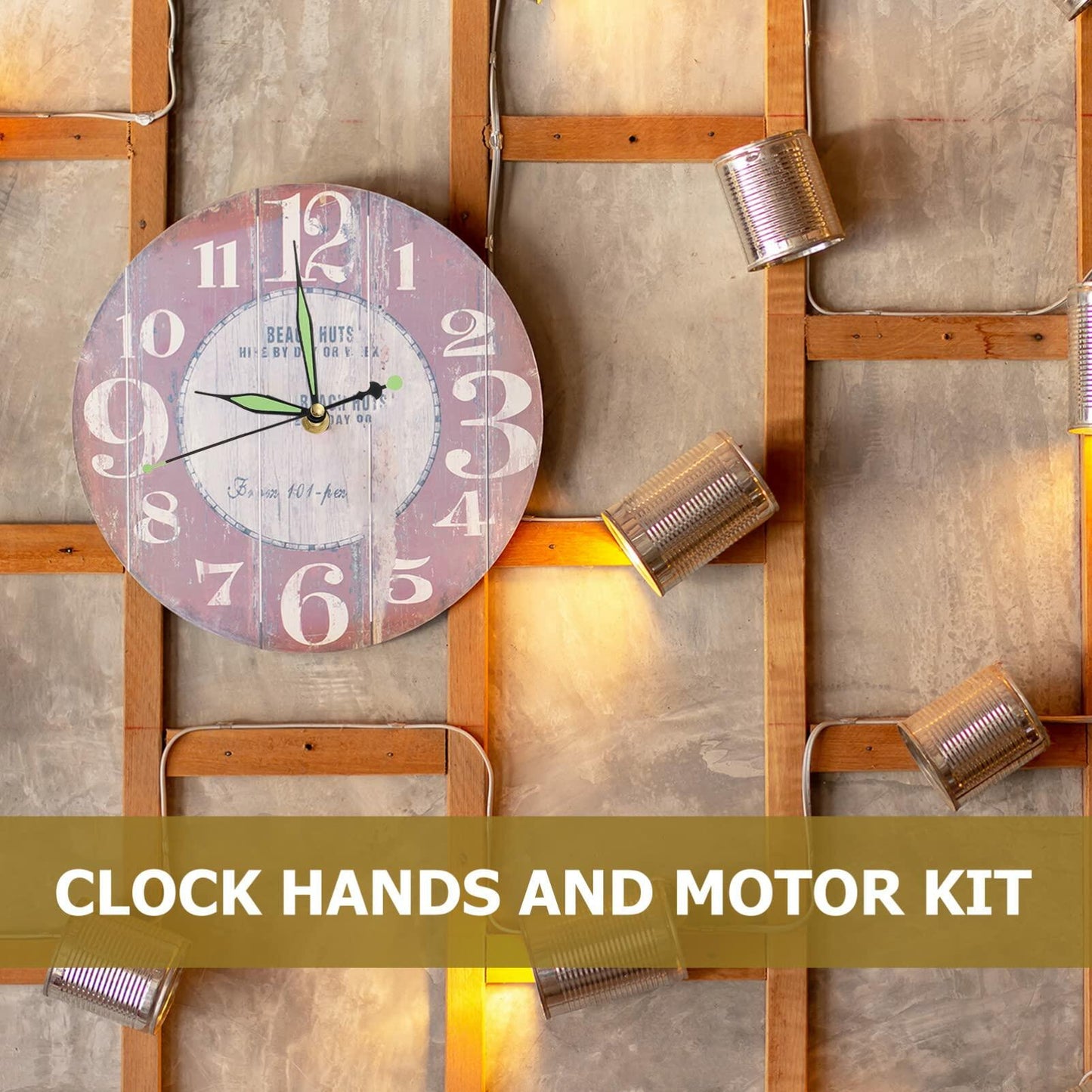 DIY Clock Kit Silent Movement Motor Battery Operated Lightweight Hands Motor