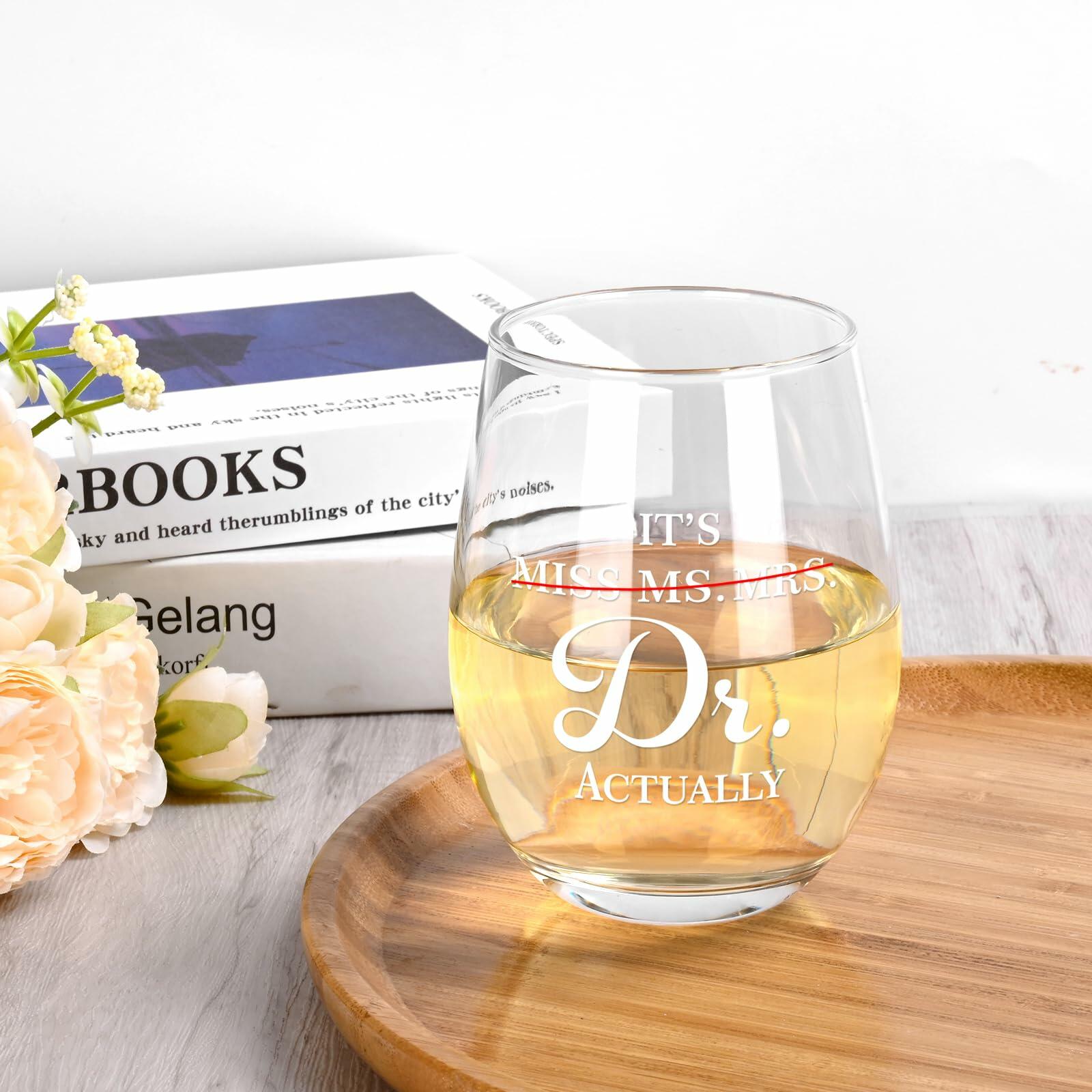 Futtumy Thanks for Not Putting My Boyfriend Up Stemless Wine Glass Gift