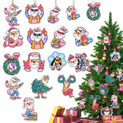 Bolisom 36 Pcs Rock & Roll Christmas Tree Ornaments with Gold Rope