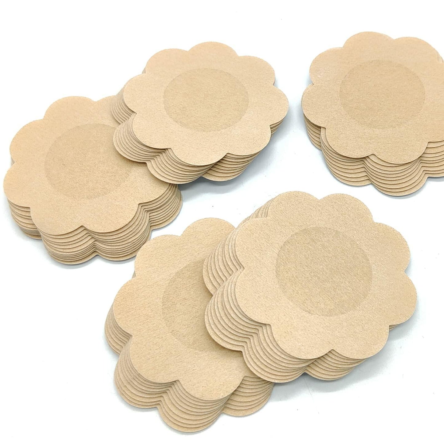 soclim 50 Pairs Disposable Latex Free Adhesive Nipple Pasties Neutral Color