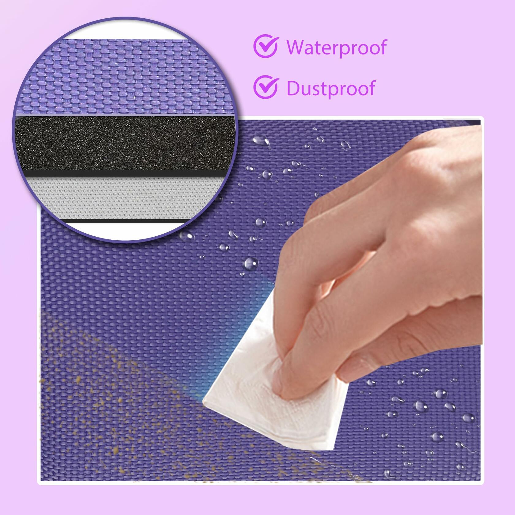 Stukcaze Bitzee Hard EVA Carrying Case Purple 3.9x3.1x4.4in Waterproof Dustproof