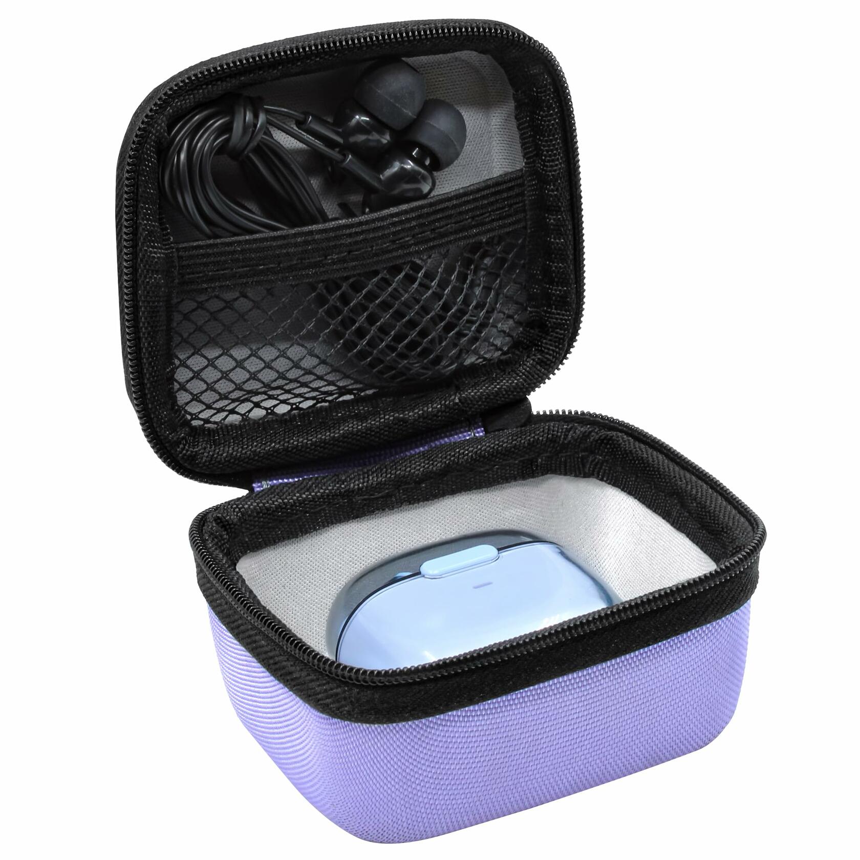 Stukcaze Bitzee Hard EVA Carrying Case Purple 3.9x3.1x4.4in Waterproof Dustproof