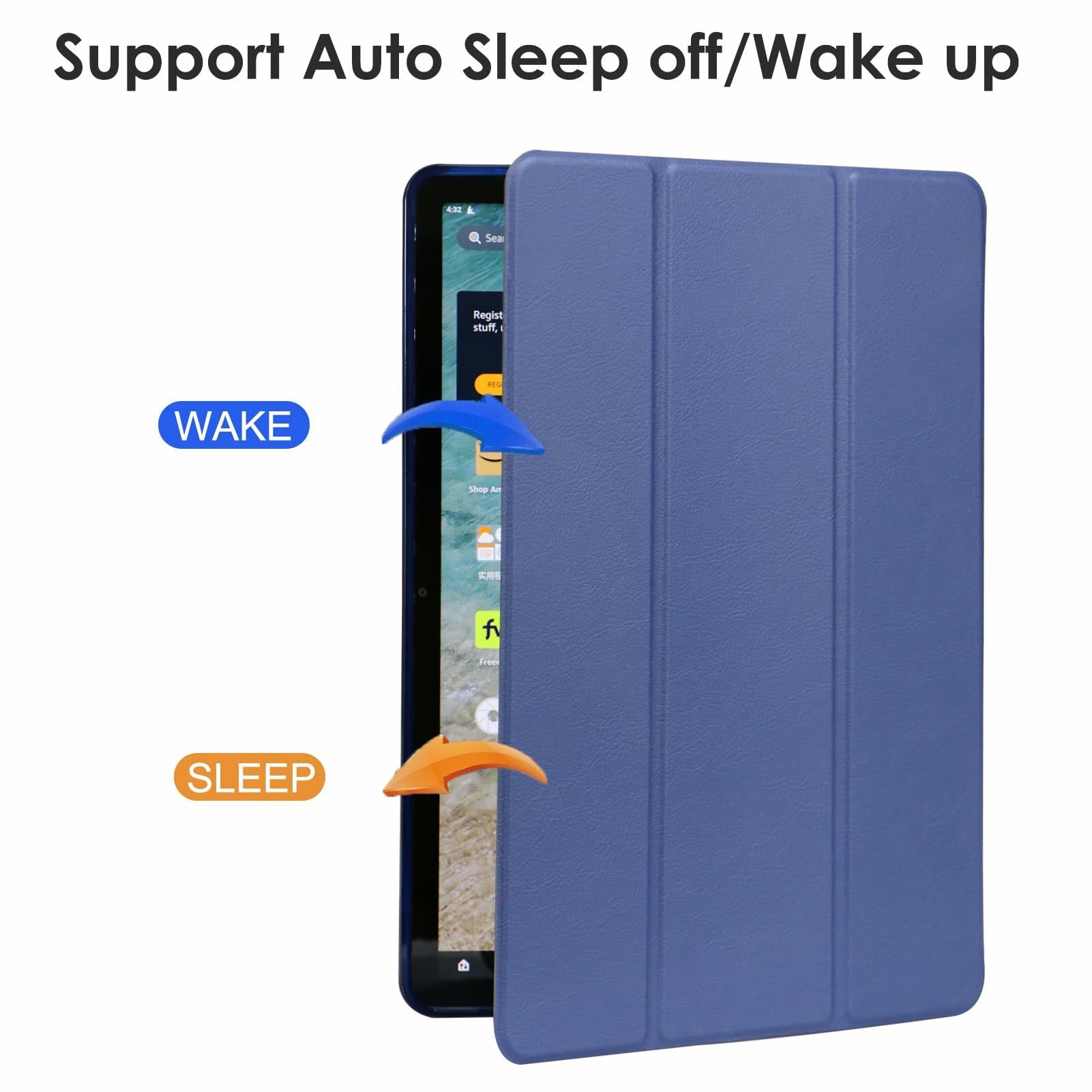 Case for Fire Max 11 Tablet 2023, Shockproof Stand Cover w/ Pencil Holder