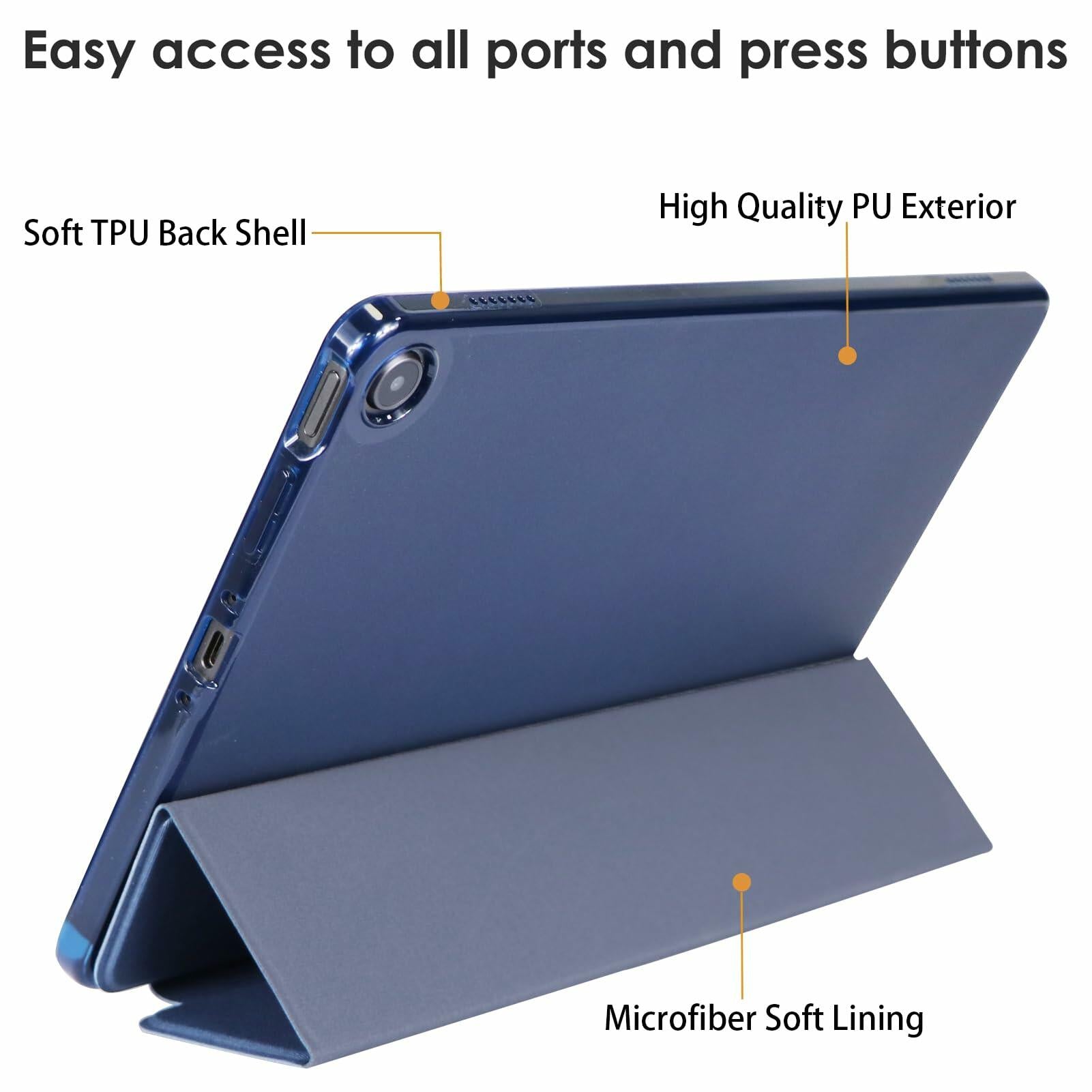 Case for Fire Max 11 Tablet 2023, Shockproof Stand Cover w/ Pencil Holder