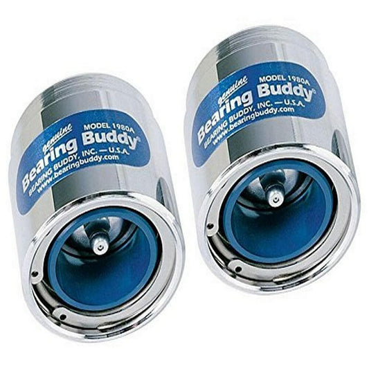 Bearing Buddy 42202 Chrome Bearing Protector with Level Indicator 1.980" Pair