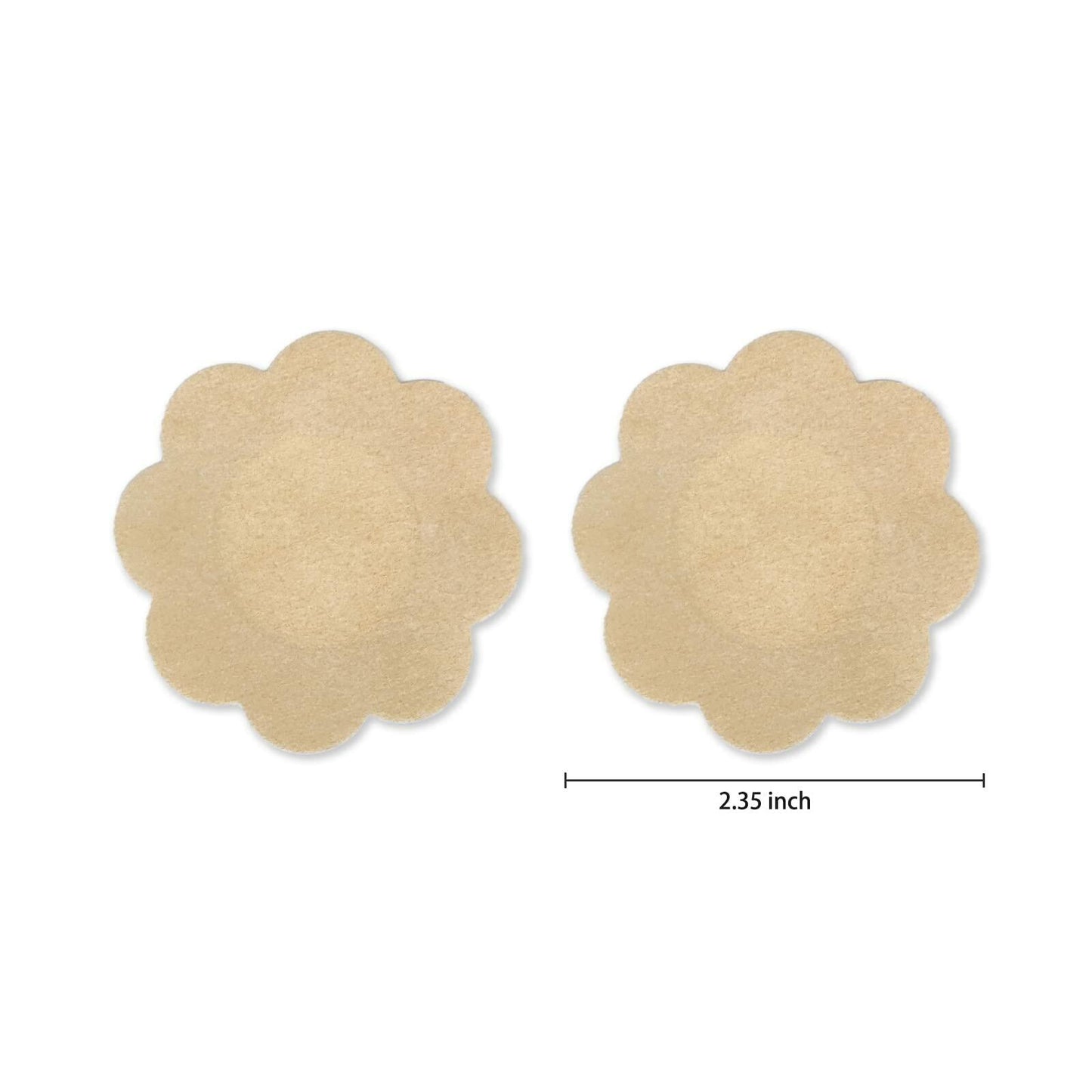 soclim 50 Pairs Disposable Latex Free Adhesive Nipple Pasties Neutral Color