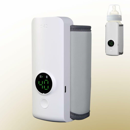 KOCASO Portable Baby Bottle Warmer USB Rechargeable Travel Milk Warmer 6 Levels