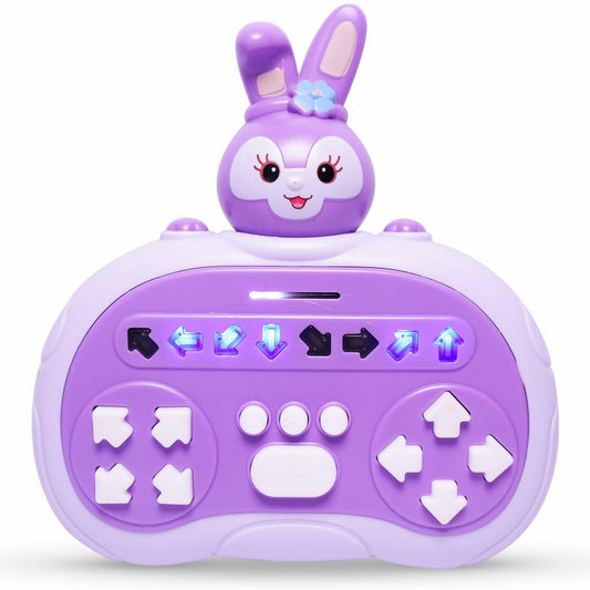 Hand-Held Rhythm Master Dance Machine Educational Toy Purple Bunny Kids 3-12