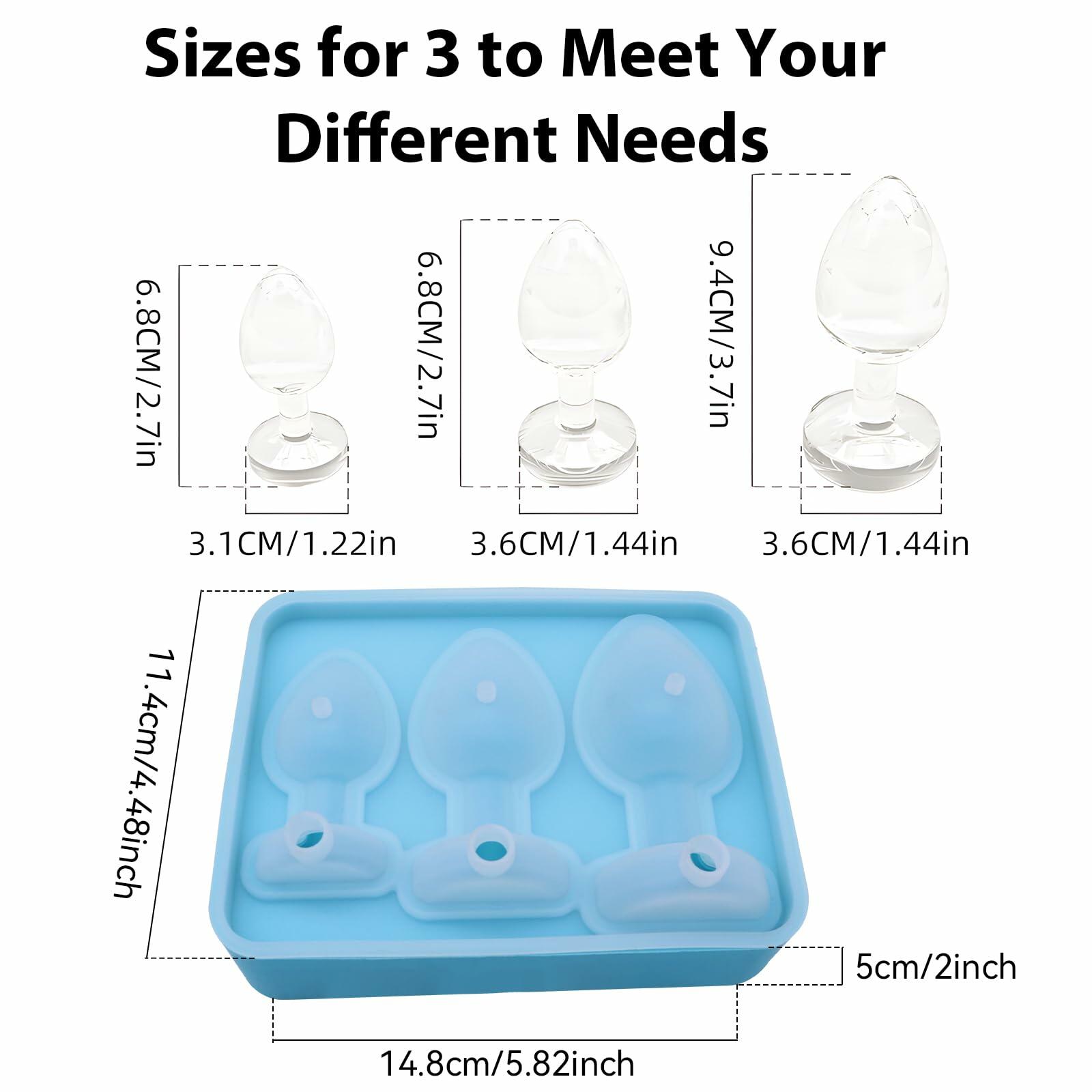 CowGoldChild Silicone Ice Cube Tray Mold for Stanley Cup with Lid Fun Gift