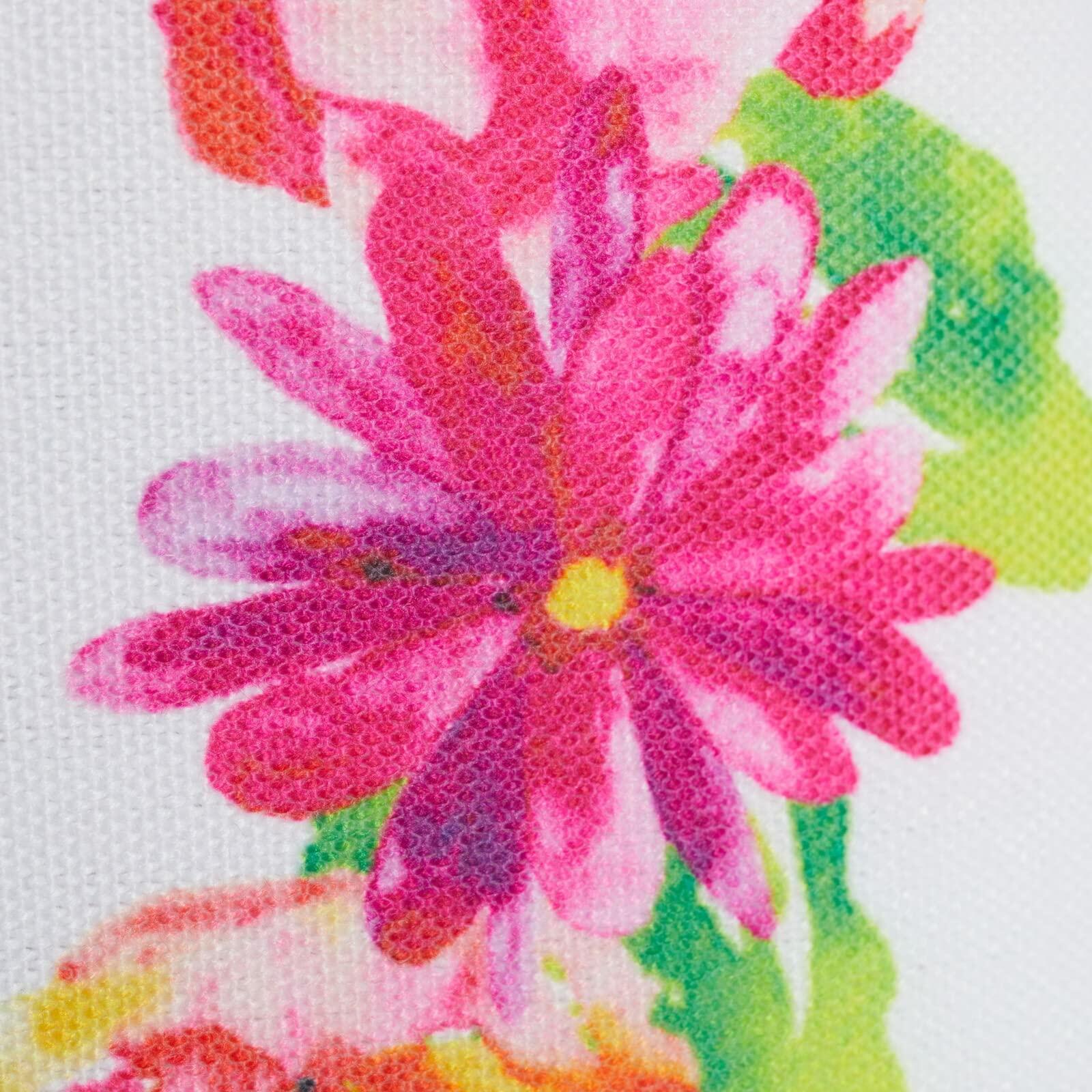 Okuna Outpost Canvas Tote Bags Set of 2 Monogram F Floral 29in