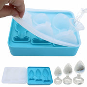 CowGoldChild Silicone Ice Cube Tray Mold for Stanley Cup with Lid Fun Gift