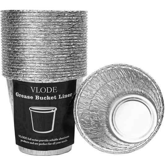 VLODE 25 Pack Grease Bucket Liners for Traeger Timberline XL Grill BAC608