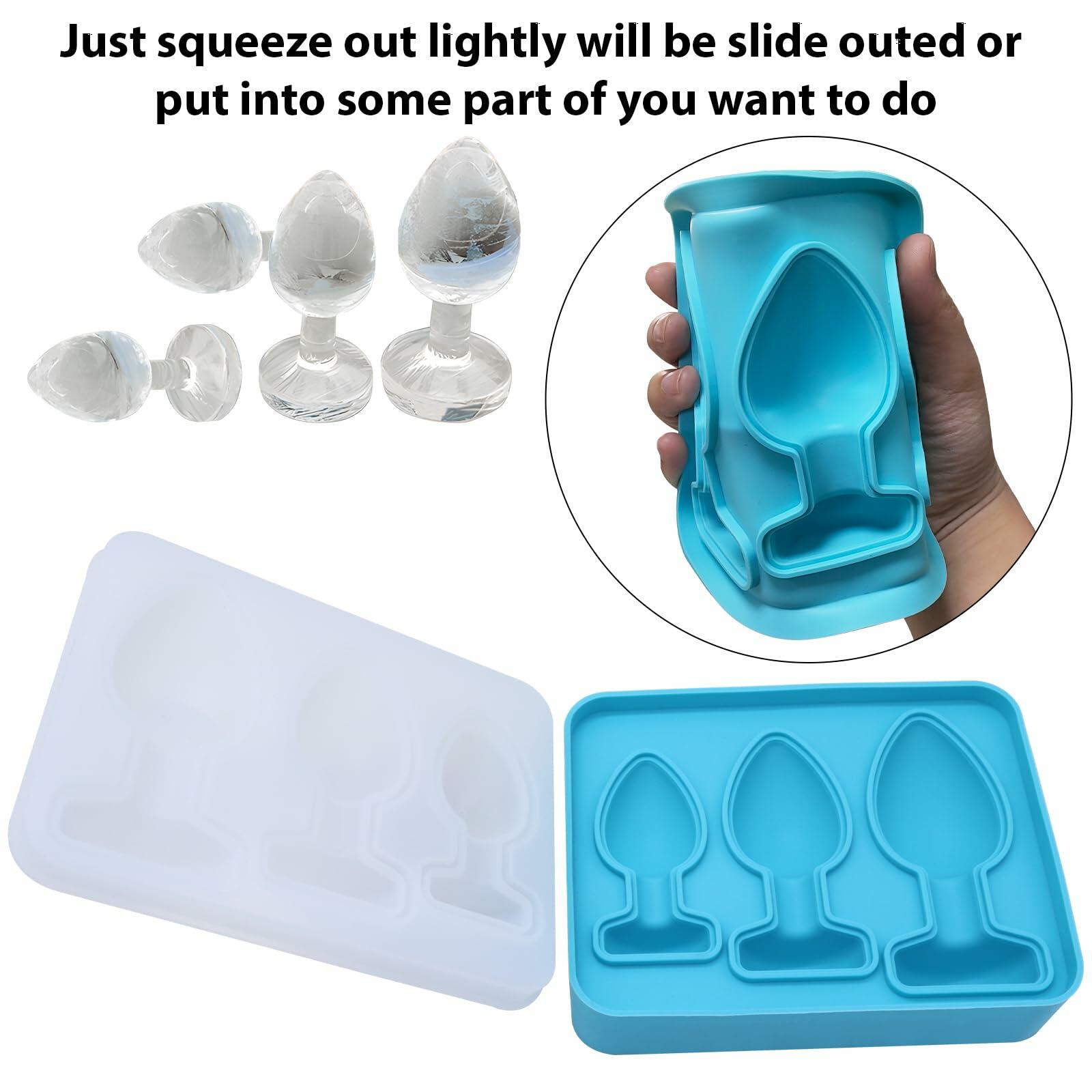 CowGoldChild Silicone Ice Cube Tray Mold for Stanley Cup with Lid Fun Gift