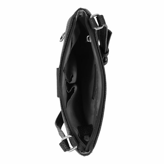 Nautica Lakeside Signature Jaquard North South Crossbody Bag Black