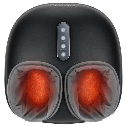 Medcursor Foot Massager Machine Heat Deep Kneading Therapy Size 13