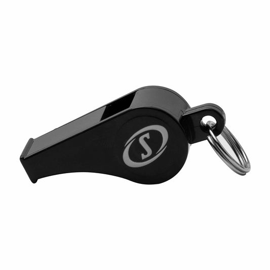 Spalding Plastic Whistle with Lanyard Black 1-Pack