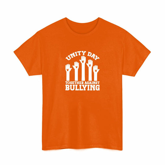 Youth Unity Day Shirt Heart Rainbow Be Kind Anti-Bullying Tee Size 12