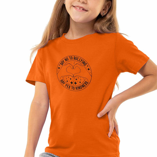 Unity Day Youth Heart Be Kind Shirt, Orange- Size 5T