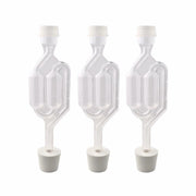 Fastrack Airlocks S-Shaped BPA-Free Brewing Set of 3 Transparent