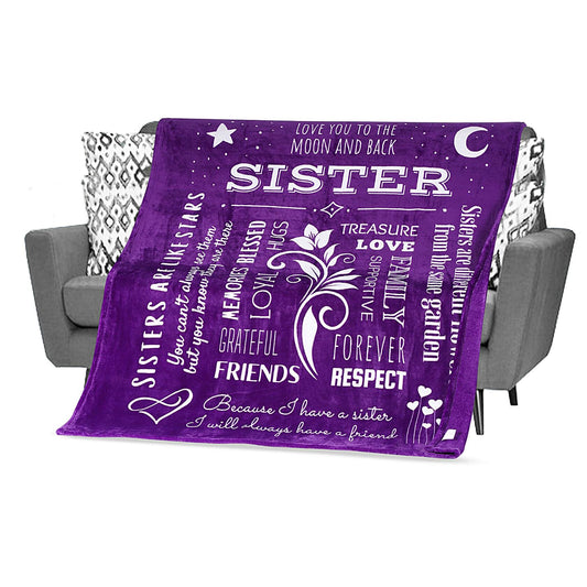 FILO ESTILO Plush Cozy Sherpa Throw Blanket 60x50 Inches Grey