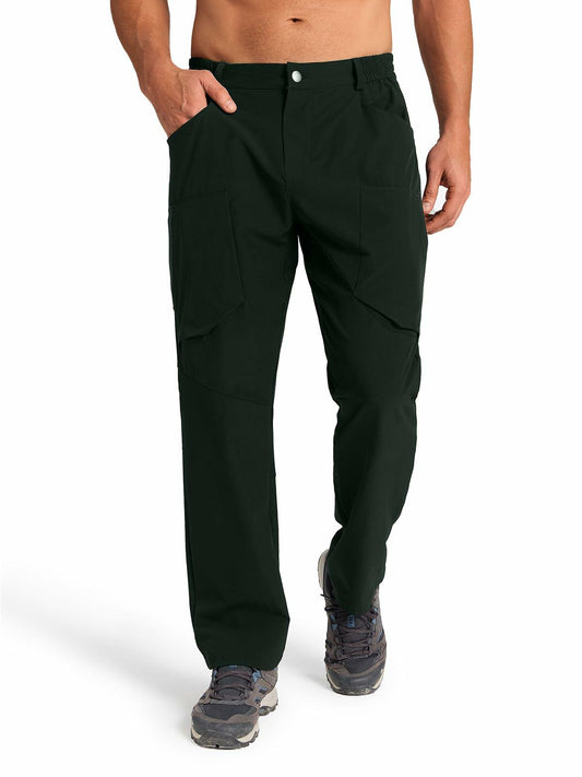 SNOWTEN Men's Hiking Stretch Waterproof Tactical Ripstop Cargo Pants Olive 2XL