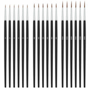 30 Pcs Fine Tip Paint Brush Set #0 #00 #000 Micro Liner Brushes for Art