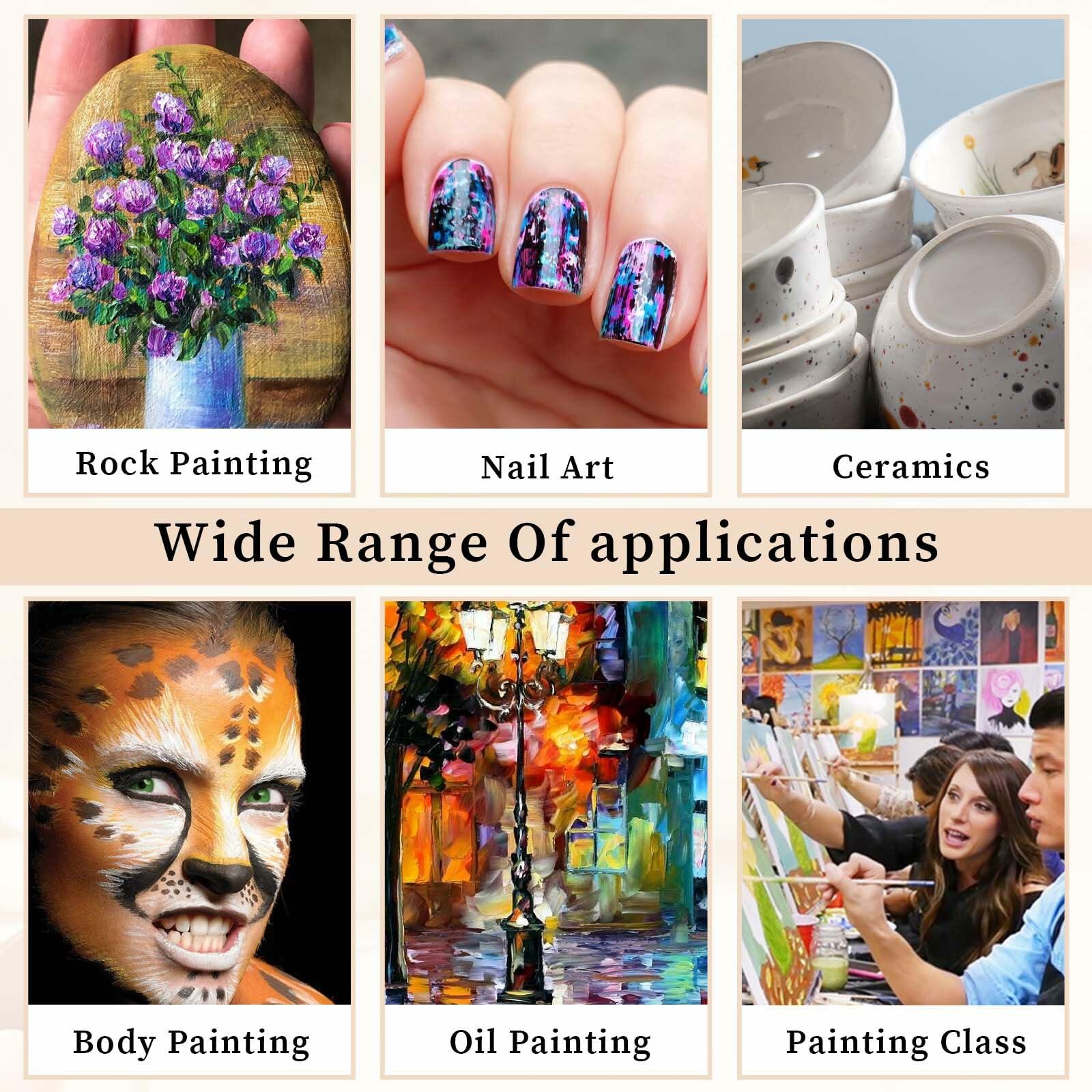 30 Pcs Fine Tip Paint Brush Set #0 #00 #000 Micro Liner Brushes for Art