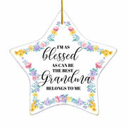 Grandma Gift Christmas Ornament Strong Loving Protective Best Grandma Gift