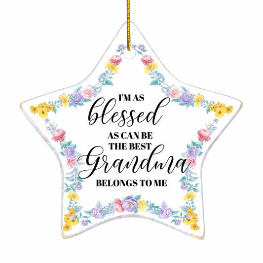 Grandma Gift Christmas Ornament Strong Loving Protective Best Grandma Gift