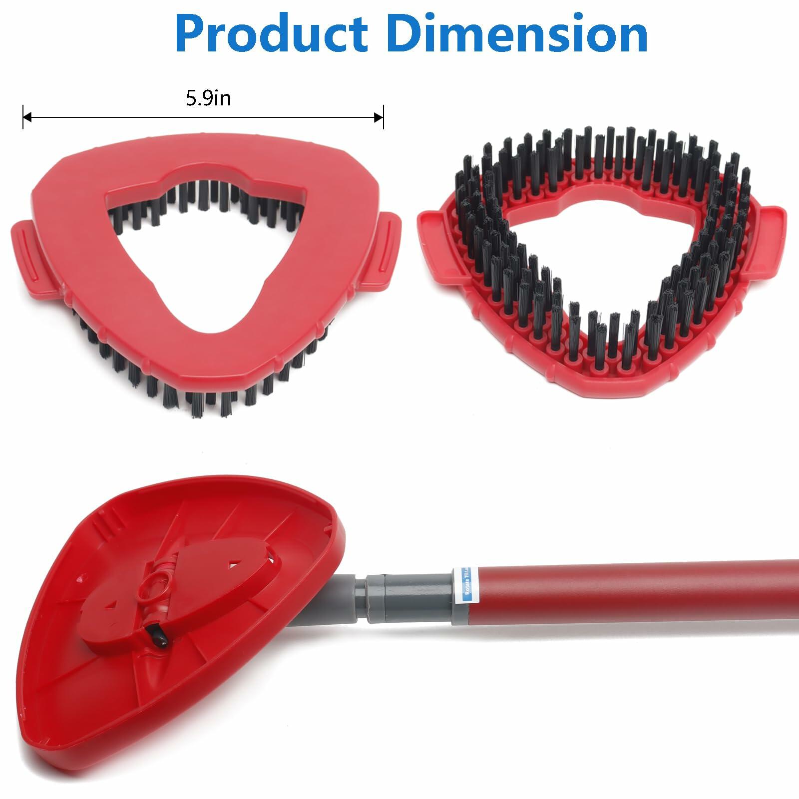 BUXEBUX Spin Mop Scrub Brush for O-Cedar EasyWring 1-Tank System