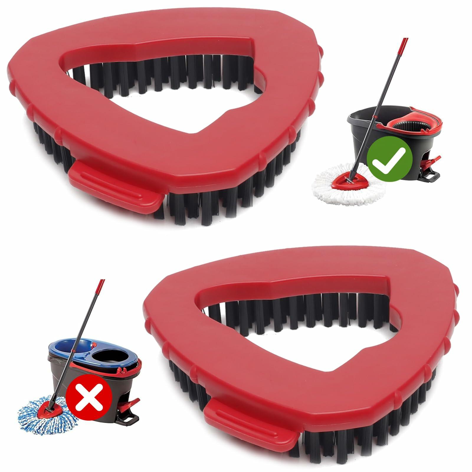 BUXEBUX Spin Mop Scrub Brush for O-Cedar EasyWring 1-Tank System