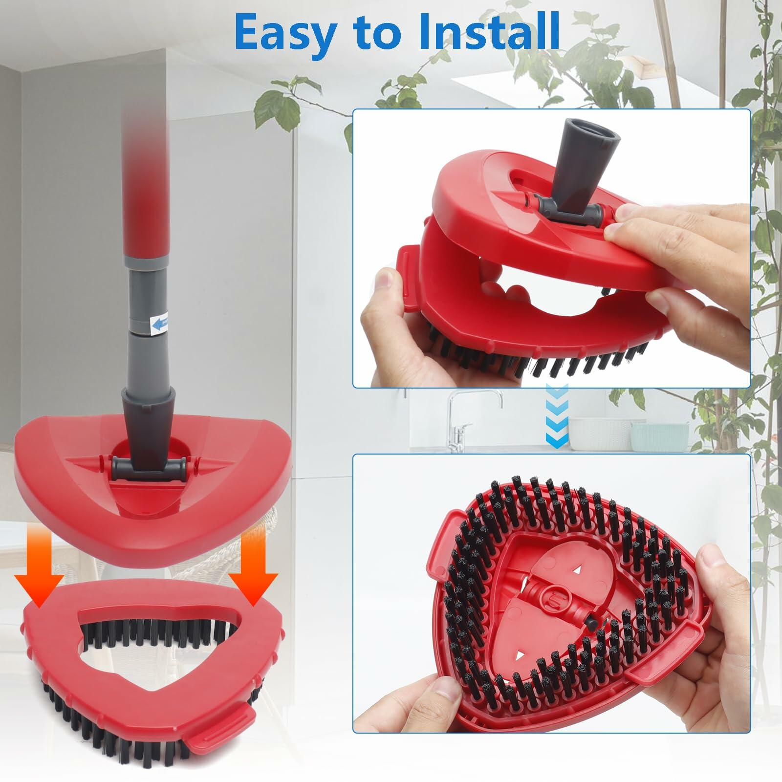 BUXEBUX Spin Mop Scrub Brush for O-Cedar EasyWring 1-Tank System