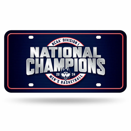 Rico Industries NCAA Connecticut Huskies 2024 Basketball Metal Tag