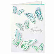 Crisky 25 Pack Religious Sympathy Cards White Flower Scripture 4 Assortments