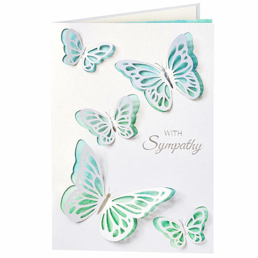 Crisky 25 Pack Religious Sympathy Cards White Flower Scripture 4 Assortments