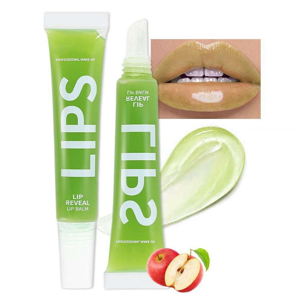 Mirror Fruit Lip Oil Hydrating Gloss Balm 08#Apple Natural Moisturizing