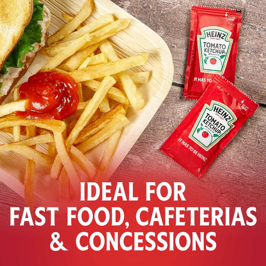 BestBy02/25 Heinz Ketchup Single Serve Packets 0.3oz Pack of 200