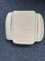 Yumfugu Car Center Console Armrest Cover Leather Memory Foam Beige 12.59x8.66