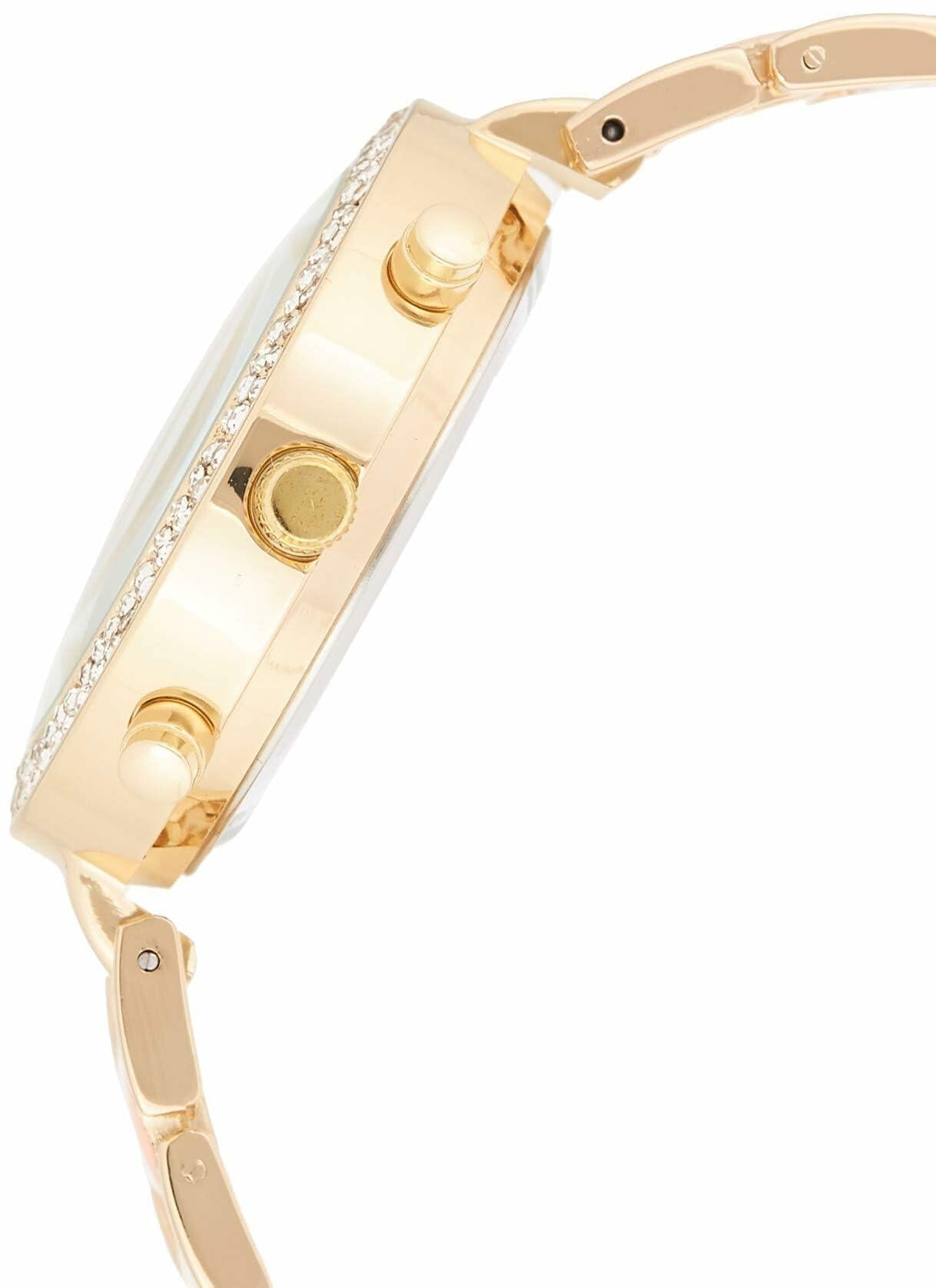 U.S. Polo Assn. Women's USC40063 Gold-Tone Pink Bracelet Watch