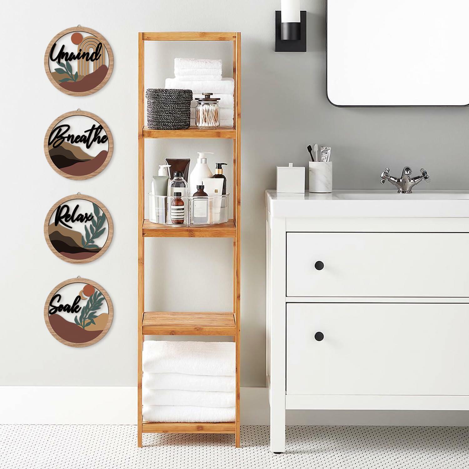 HPNIUB Construction Vehicles Wall Decor 10x10in 4pcs Kids Playroom Art