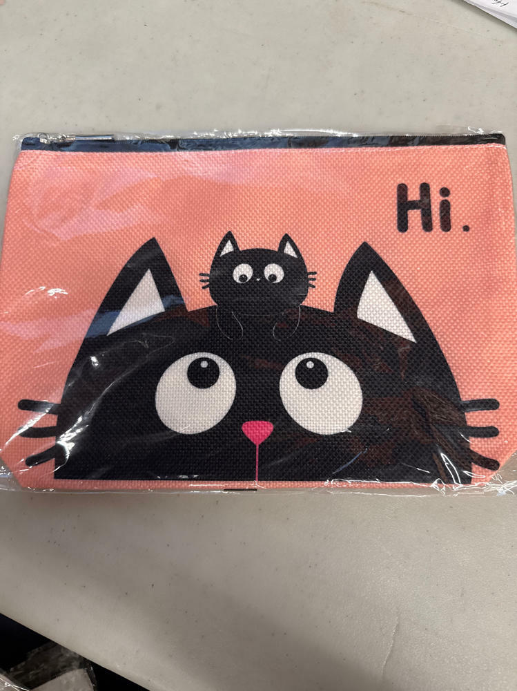 Cat Mom Makeup Bag Cosmetic Pouch Travel Toiletry Bag Gift for Women