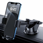 GUWEZ Car Phone Holder Super Stable Dashboard Windshield Mount Universal Black