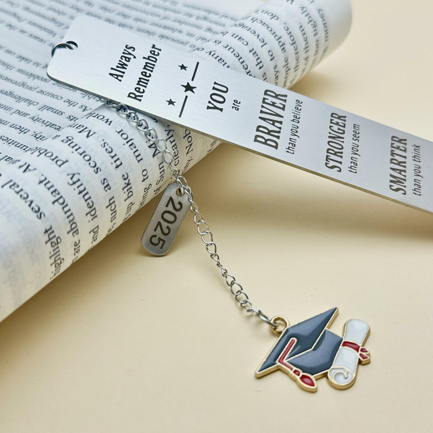 LovizoL Class of 2025 Graduation Bookmark Inspirational Christian Gift