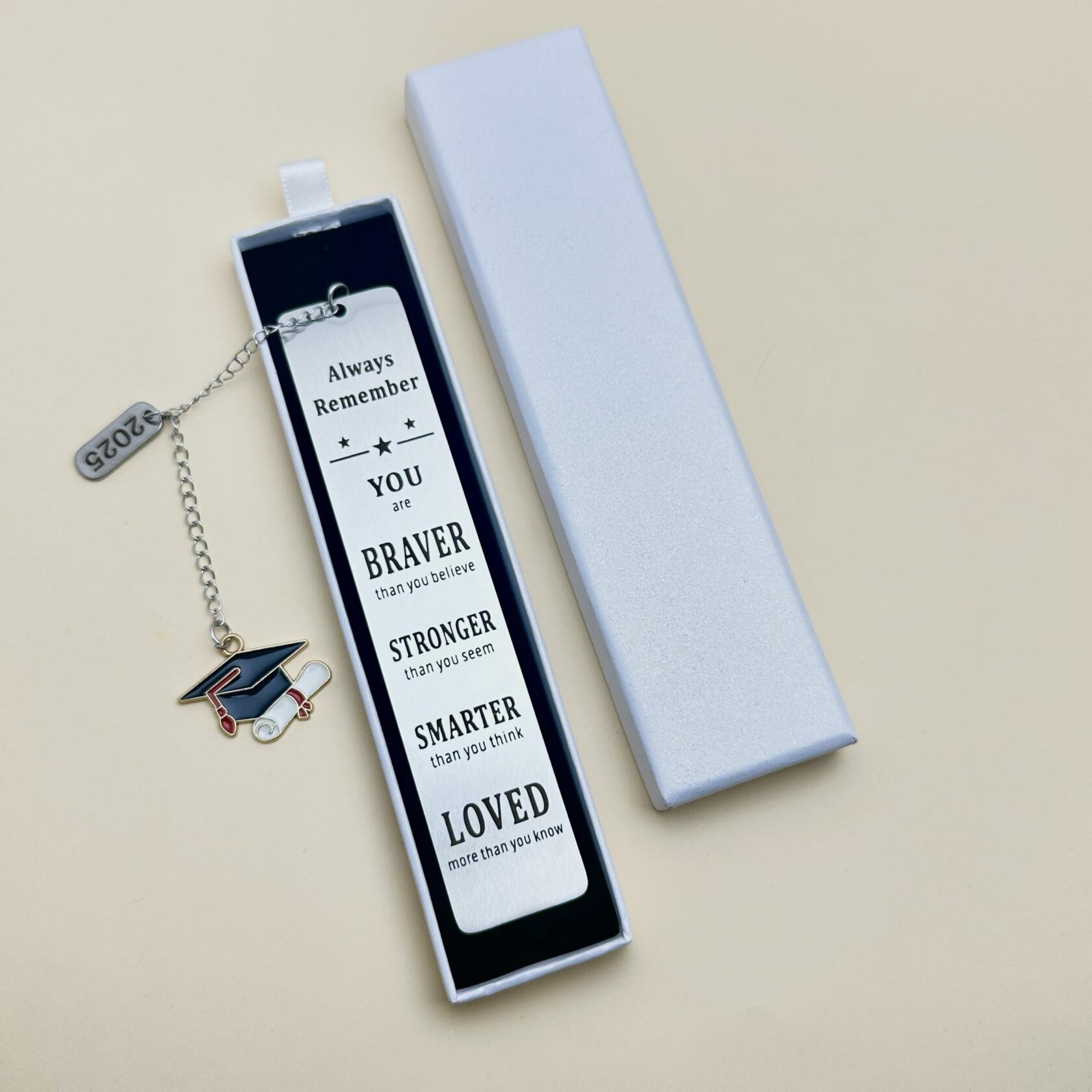 LovizoL Class of 2025 Graduation Bookmark Inspirational Christian Gift