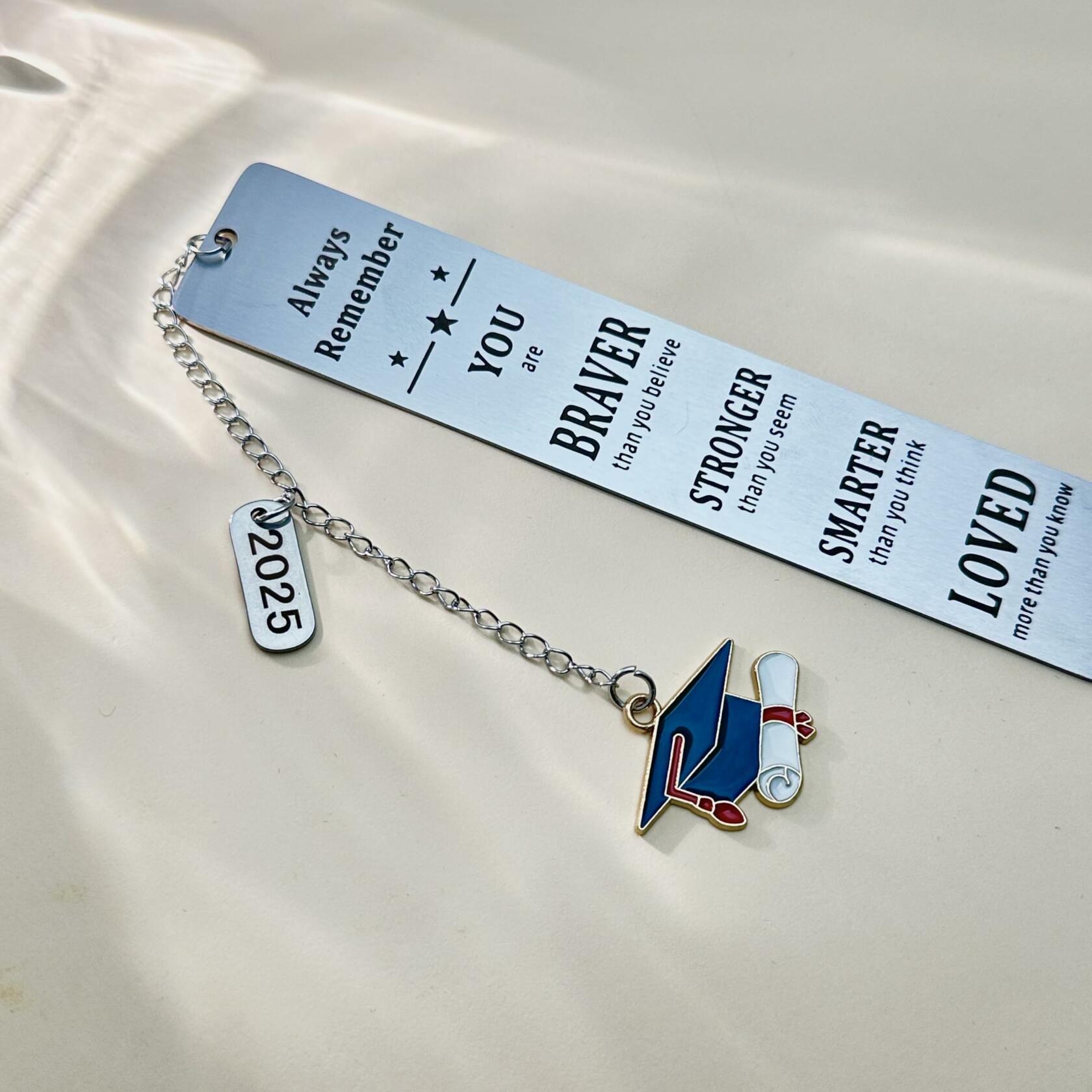 LovizoL Class of 2025 Graduation Bookmark Inspirational Christian Gift
