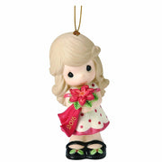 Precious Moments Wishing You A Beautiful Christmas 2016 Bisque Porcelain #161002