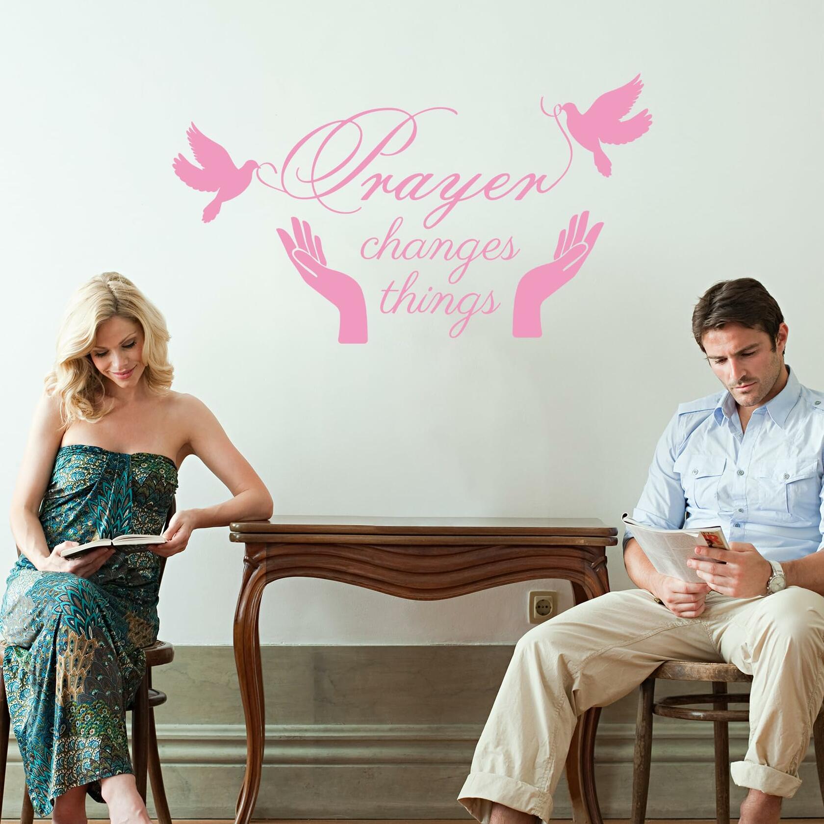 Scripture Wall Decals Inspirational Christian Bible Verse Prayer Stickers