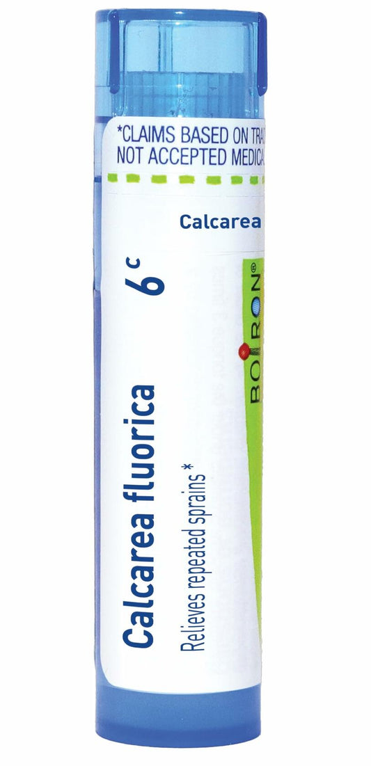 Boiron Calcarea Fluorica 6C Homeopathic Medicine for Sprains 80 Pellets