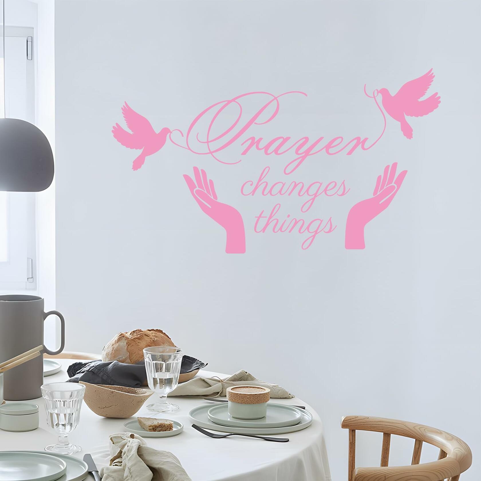 Scripture Wall Decals Inspirational Christian Bible Verse Prayer Stickers