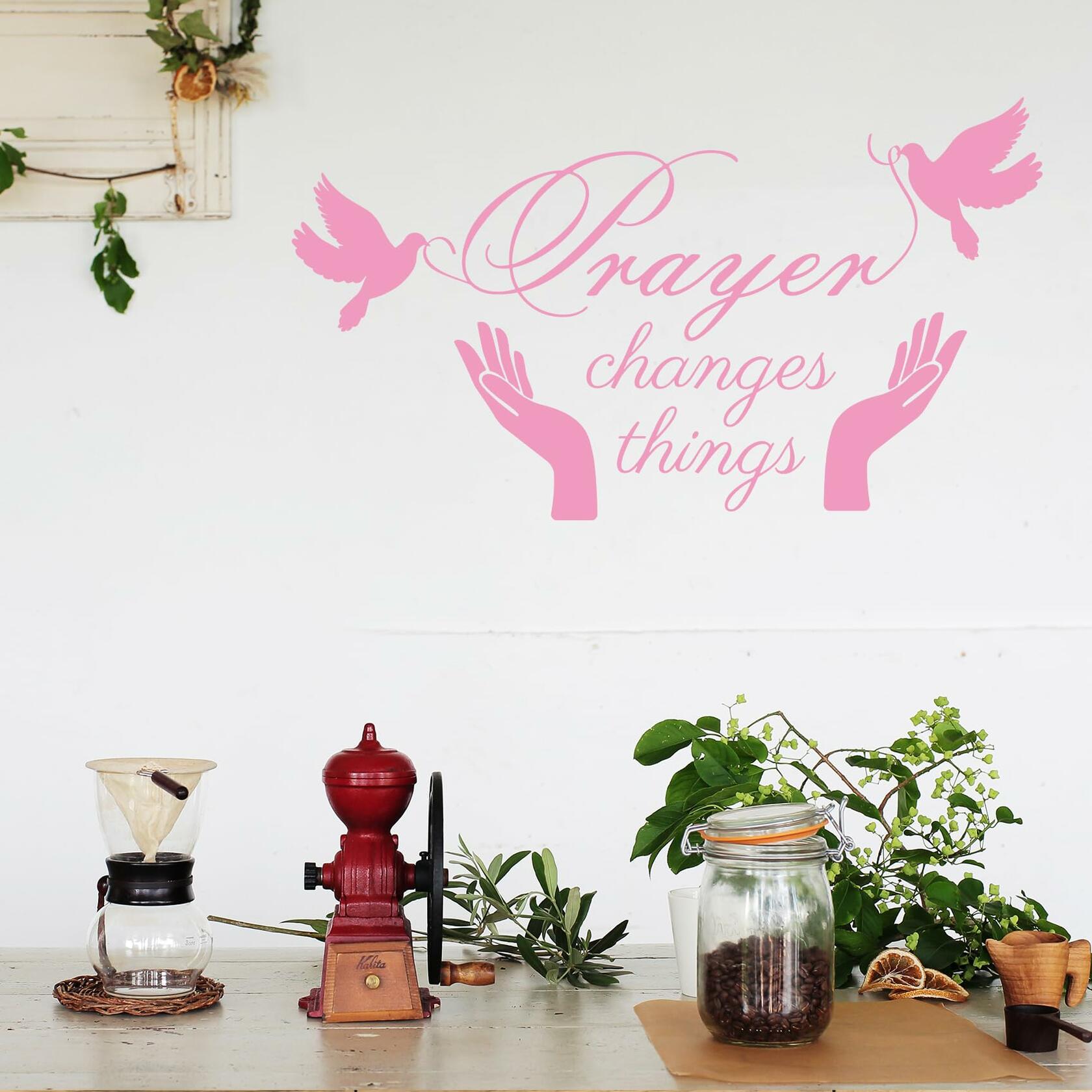 Scripture Wall Decals Inspirational Christian Bible Verse Prayer Stickers